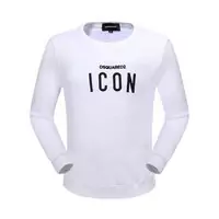 pull dsquared contrefacon jacket embroidery icon white